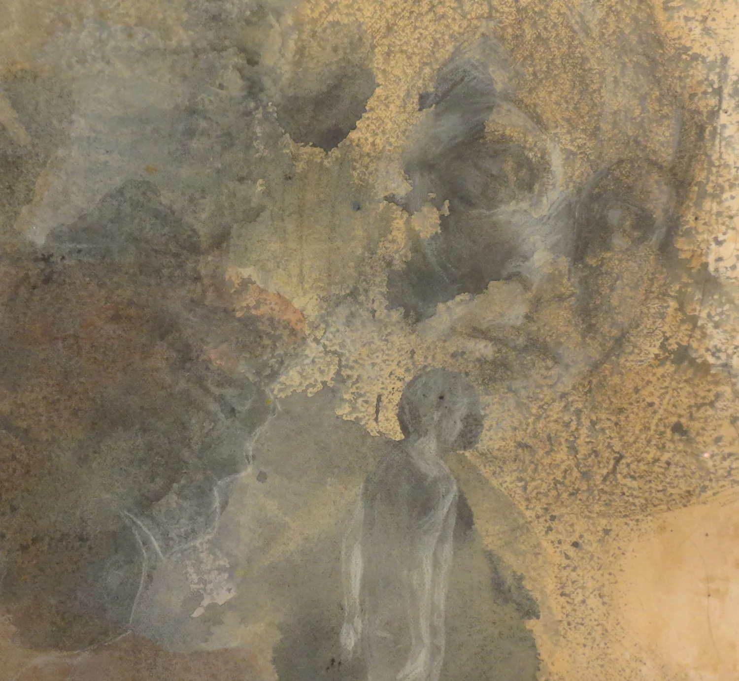  6 Andrea Wood,  Spring 1  (detail), ink, pencil, chalk, charcoal on cotton rag paper, $615 