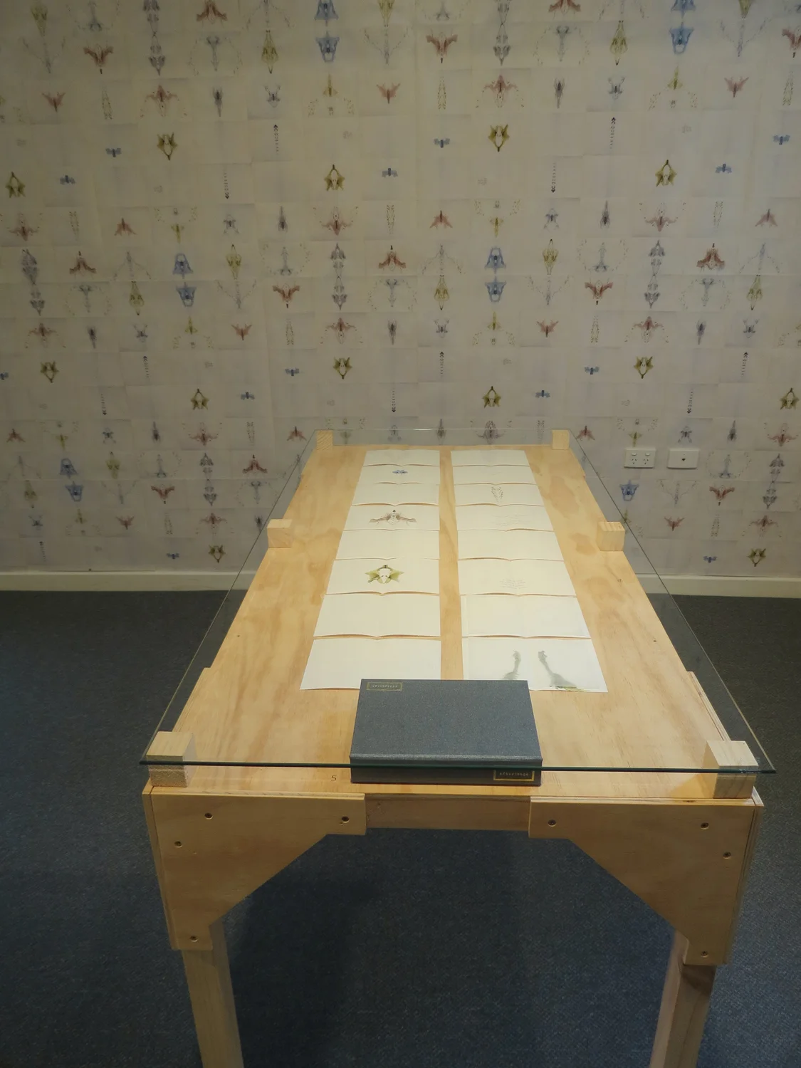  4 Andrea Wood,  Garland  artists book, ink on cotton rag paper, $365 