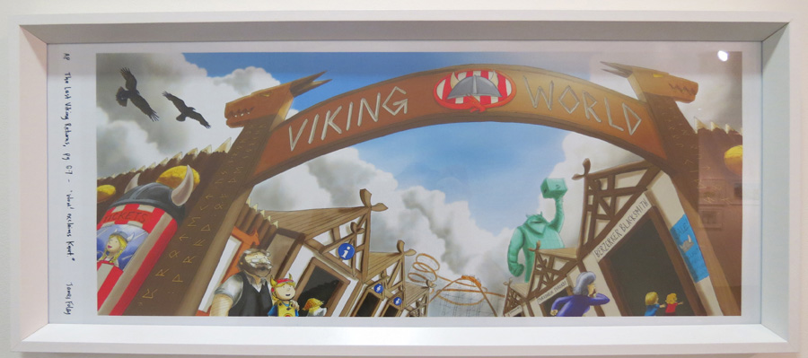  27.  'Wow' exclaimed Knut  by James Foley, pencil and digital watercolour, AP NFS (ltd ed prints available) 