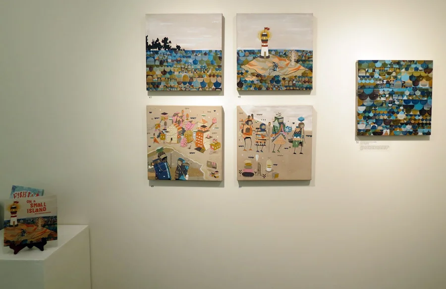  47 - 51.  On a Small Island  by Kyle Hughes-Odgers (author and illustrator) 