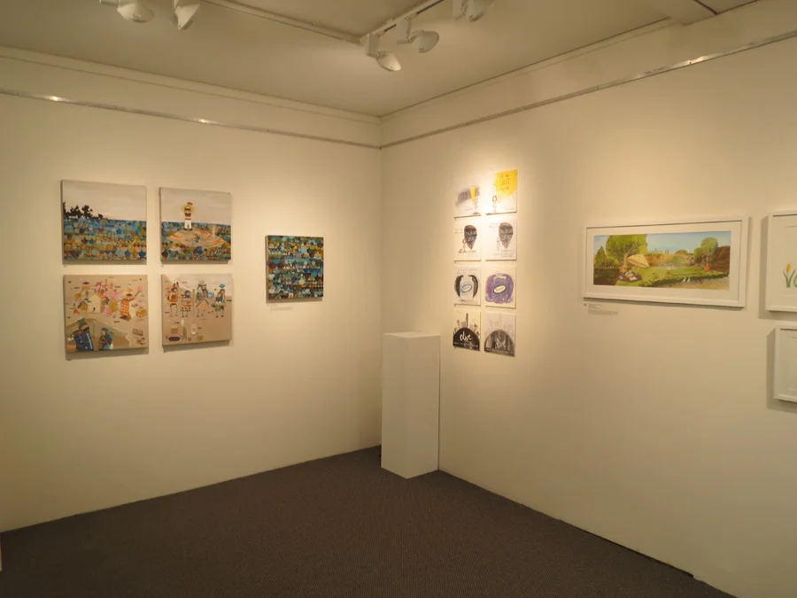   heARTlines  install - gallery n-w corner 