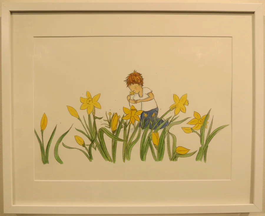  57.  Spring Flowers  by Briony Stewart, watercolour, pencil, gouache, NFS 