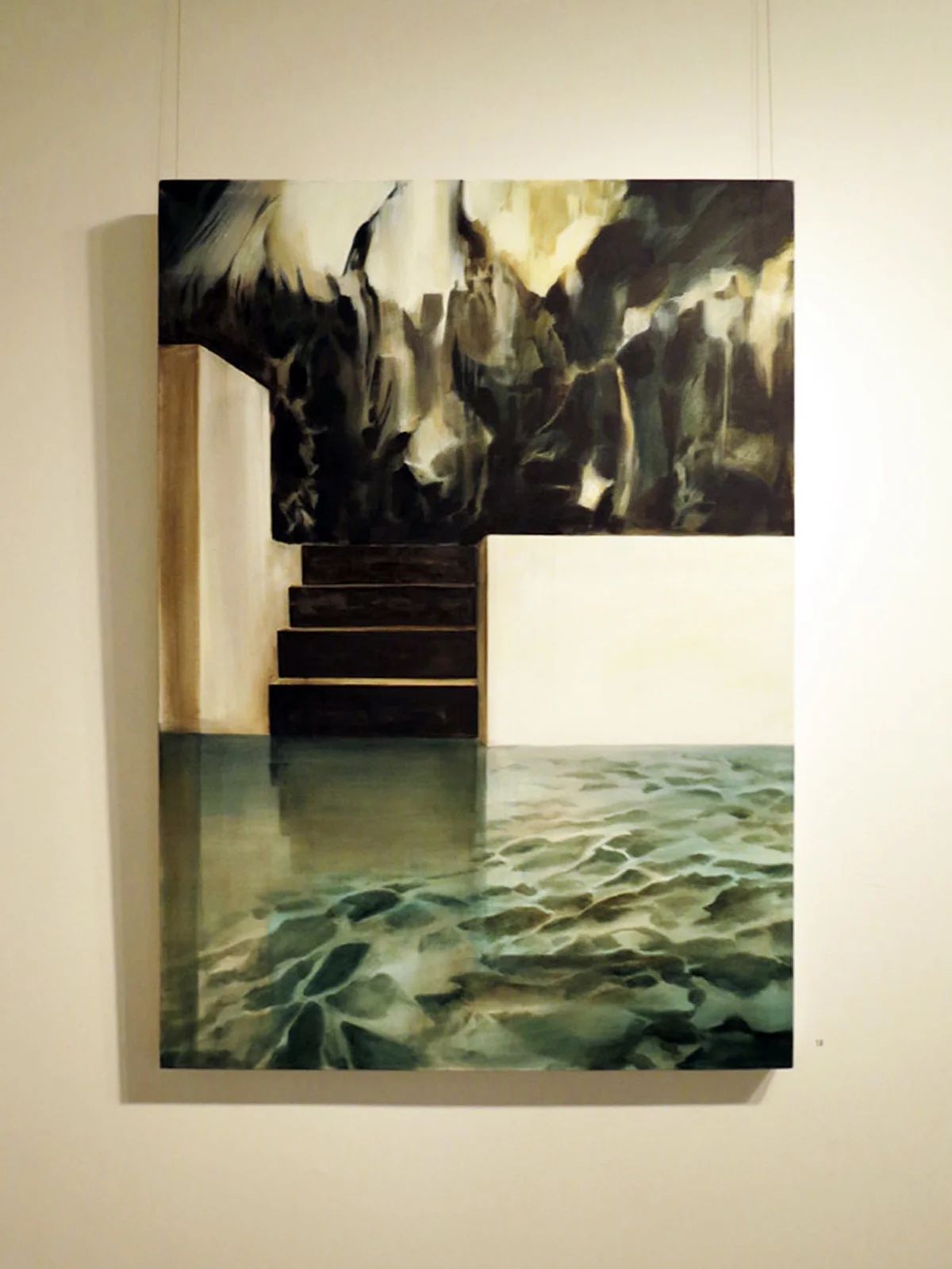  18.&nbsp; Private Paradise , Fiona Harman, oil on canvas,&nbsp;$1600 