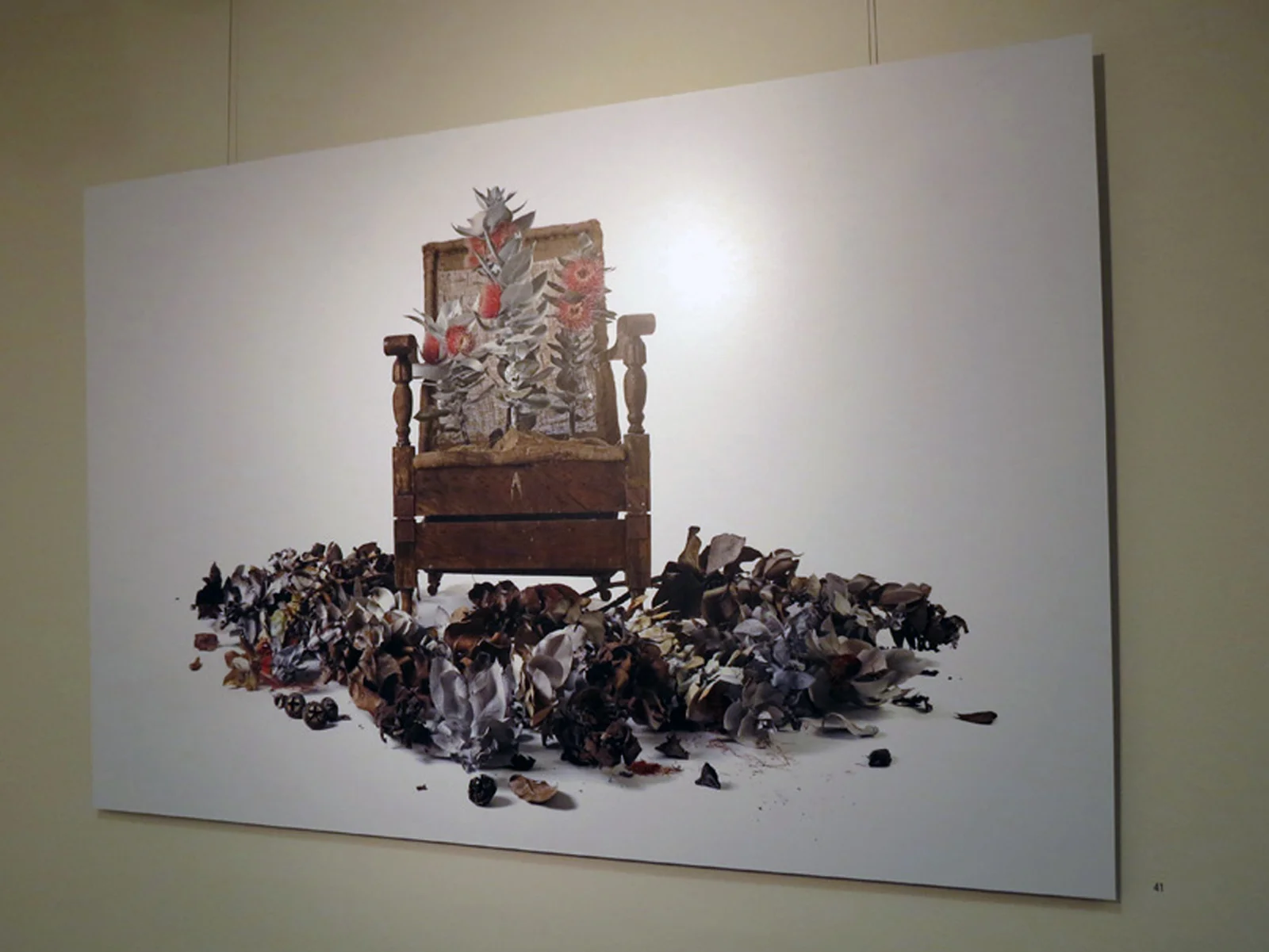  41.&nbsp; Eucalyptus macrocarpa  AP from  (terra) australis incognita  series, archival inkjet print on aluminium,&nbsp;$2300 