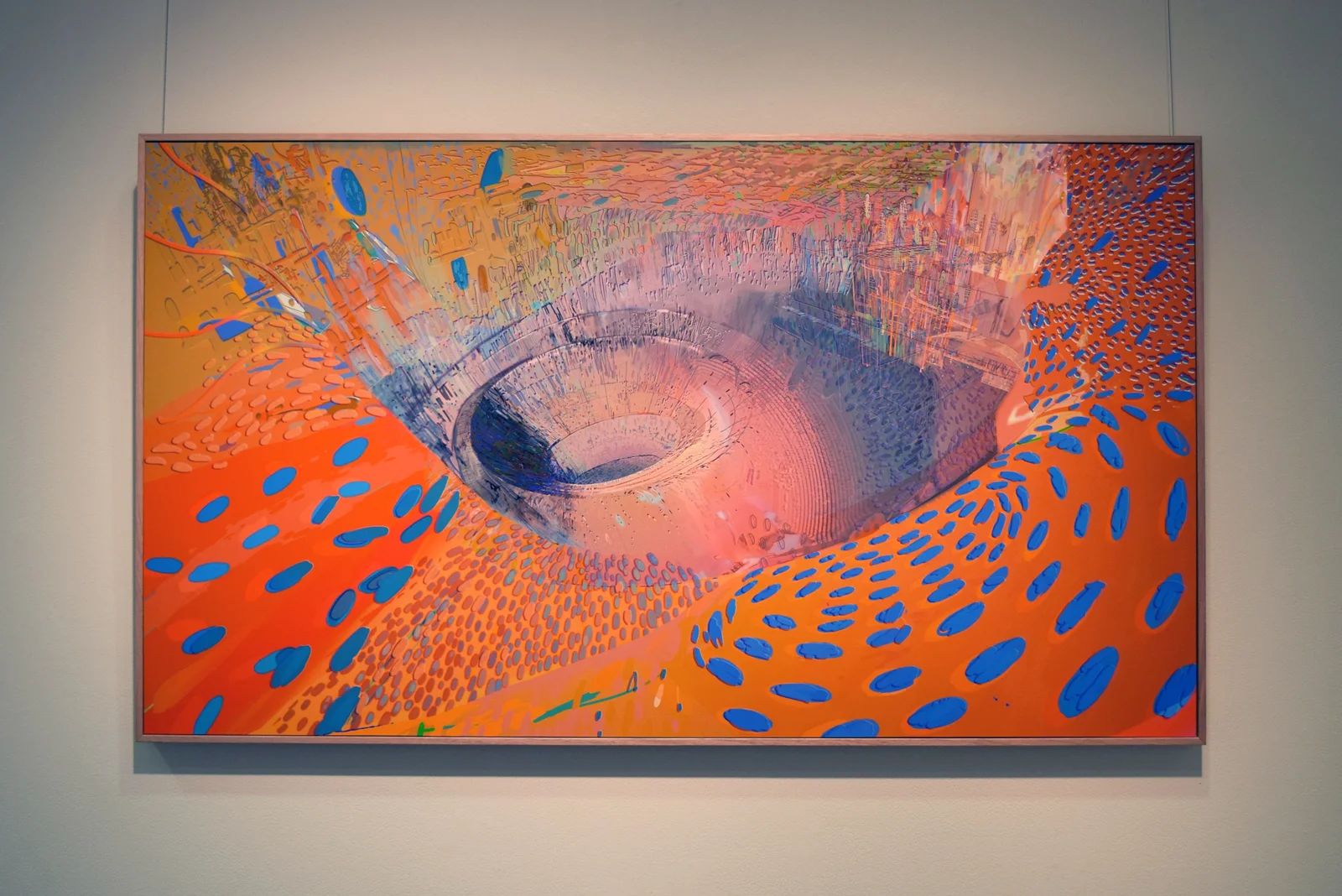  28.  Falling Called Gliding , Ben Joel, US, digitally hand-painted giclee print on aluminium, $4890 