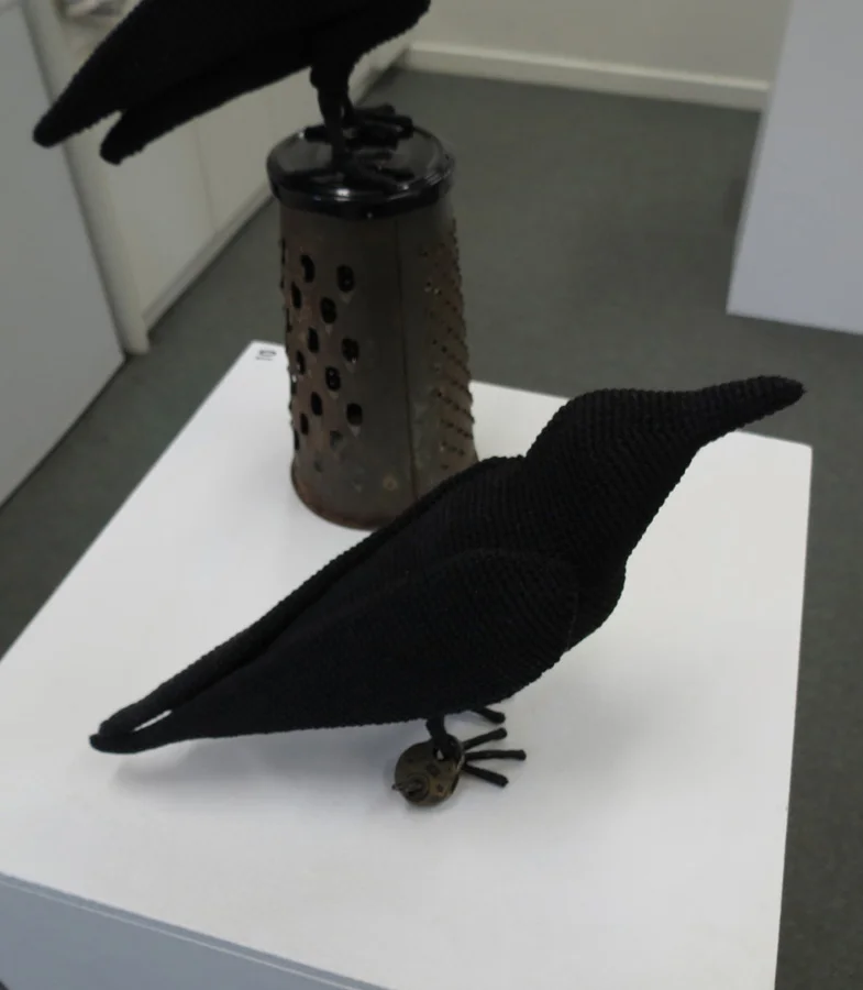  11. Mikaela Castledine,&nbsp; Locket , crochet cotton and found objects, $500 