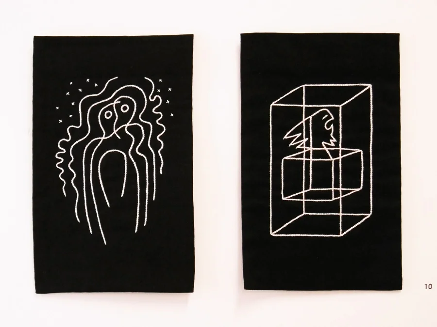  10. 'Portrait of the Other 1', Anne Williams, cotton, $190 