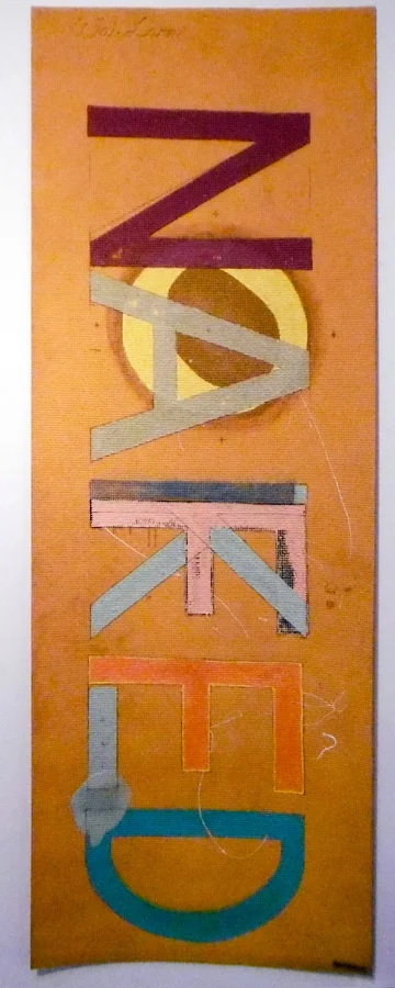  9-10. 'Naked', Antony Muia, acrylic on yoga mat, NFS 