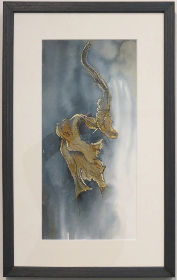  3. 'Into the Unknown', Caroline Lyttle, watercolour and ink, $450 