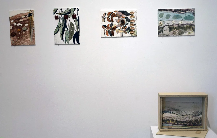  11. Helen Clarke, 'Tied Up 1 -4', print, found objects 