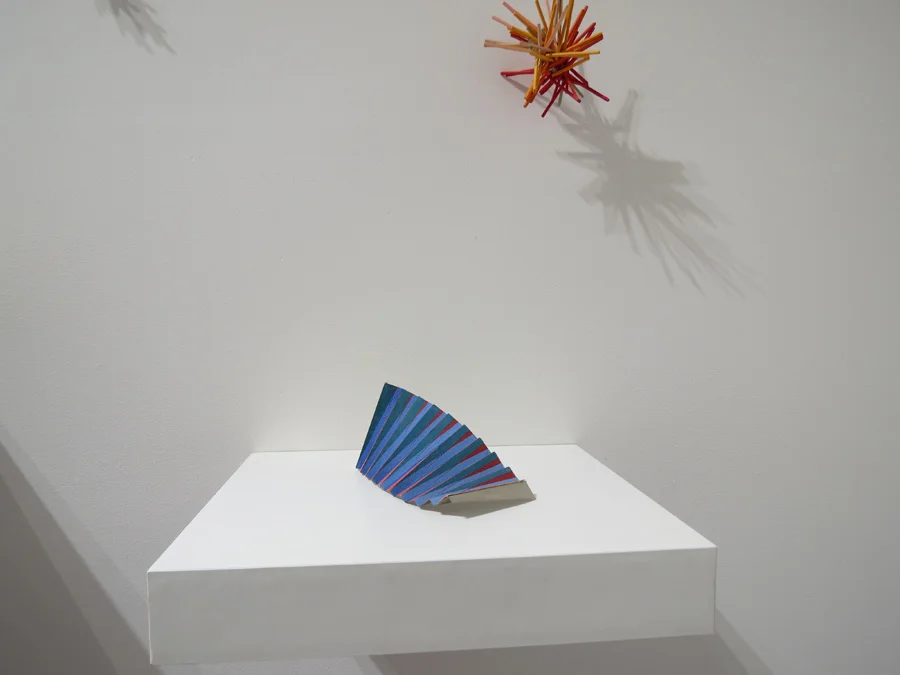  12. 'Colourwave 3', Sarah Thornton-Smith, gouache on paper, foil backing, NFS 