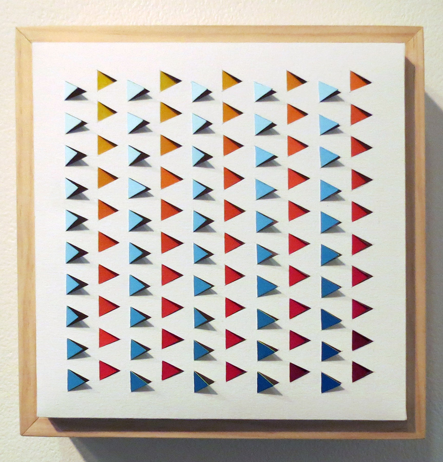  20. 'Electro Backbeat 1', Sarah Thornton-Smith, gouache on paper, boxed frame, $320 