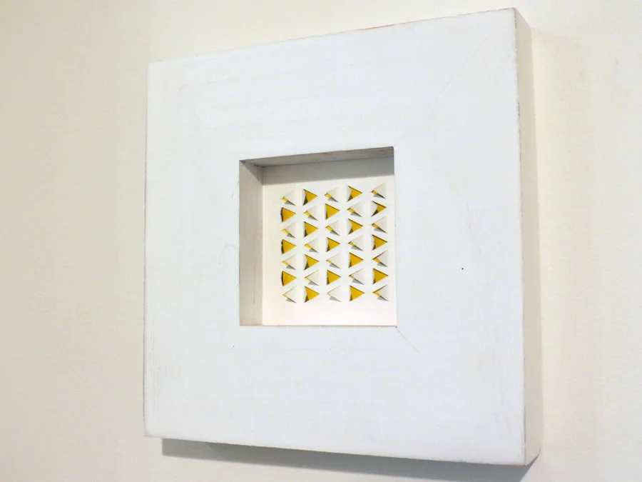  41. 'Poppin', Sarah Thornton-Smith, gouache on paper, framed, $200 