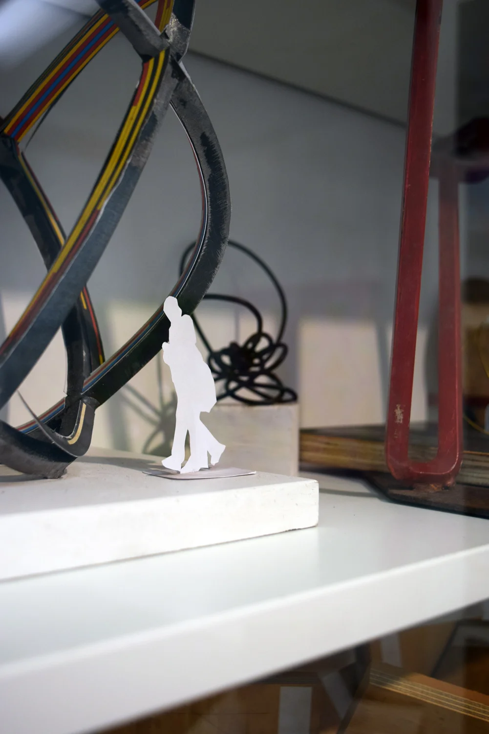  49. Stuart Green, 'Two Cabinets of Sketch and Development Models' (detail), 2002-17, mixed media, NFS 