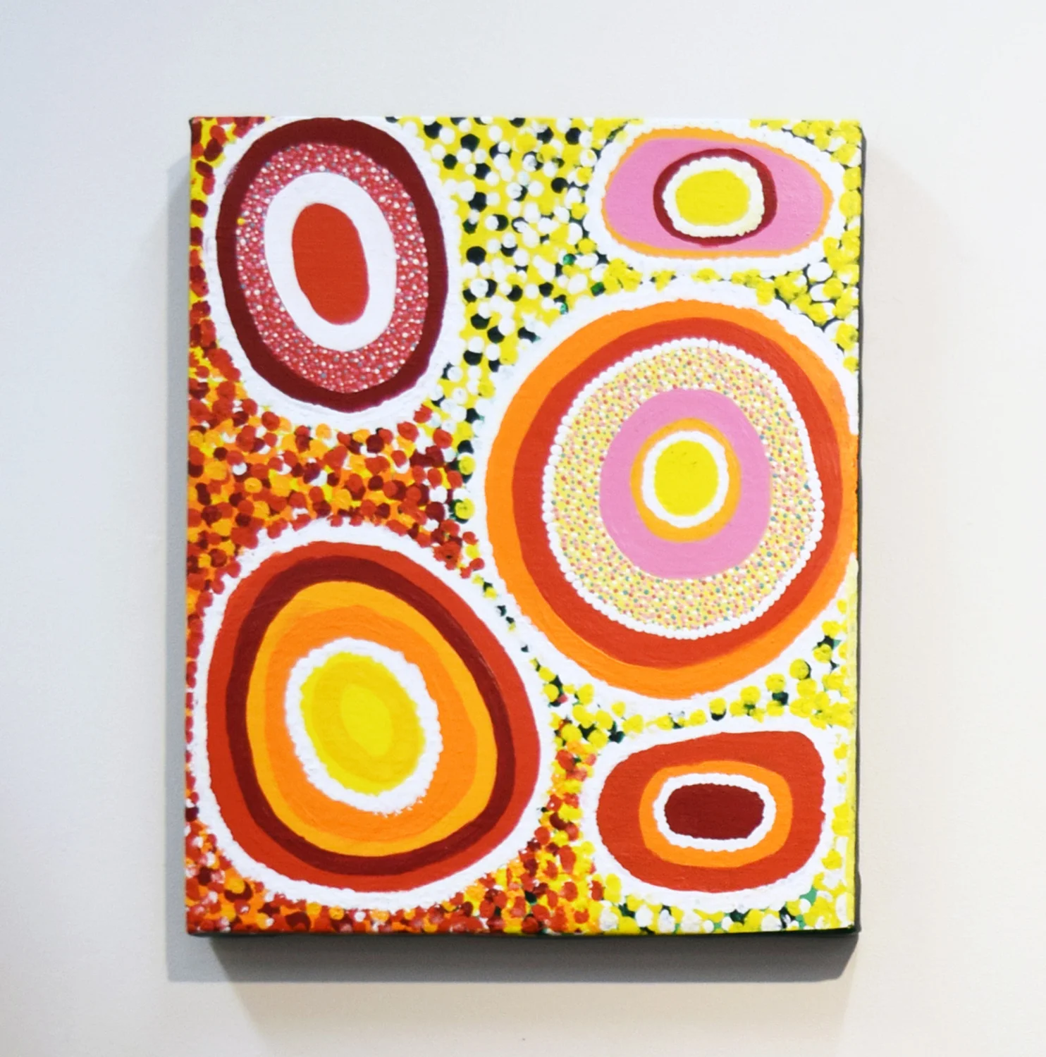 18. Barbara Merritt, 'Wildflowers', 2017, acrylic on Belgian linen, $805.jpg