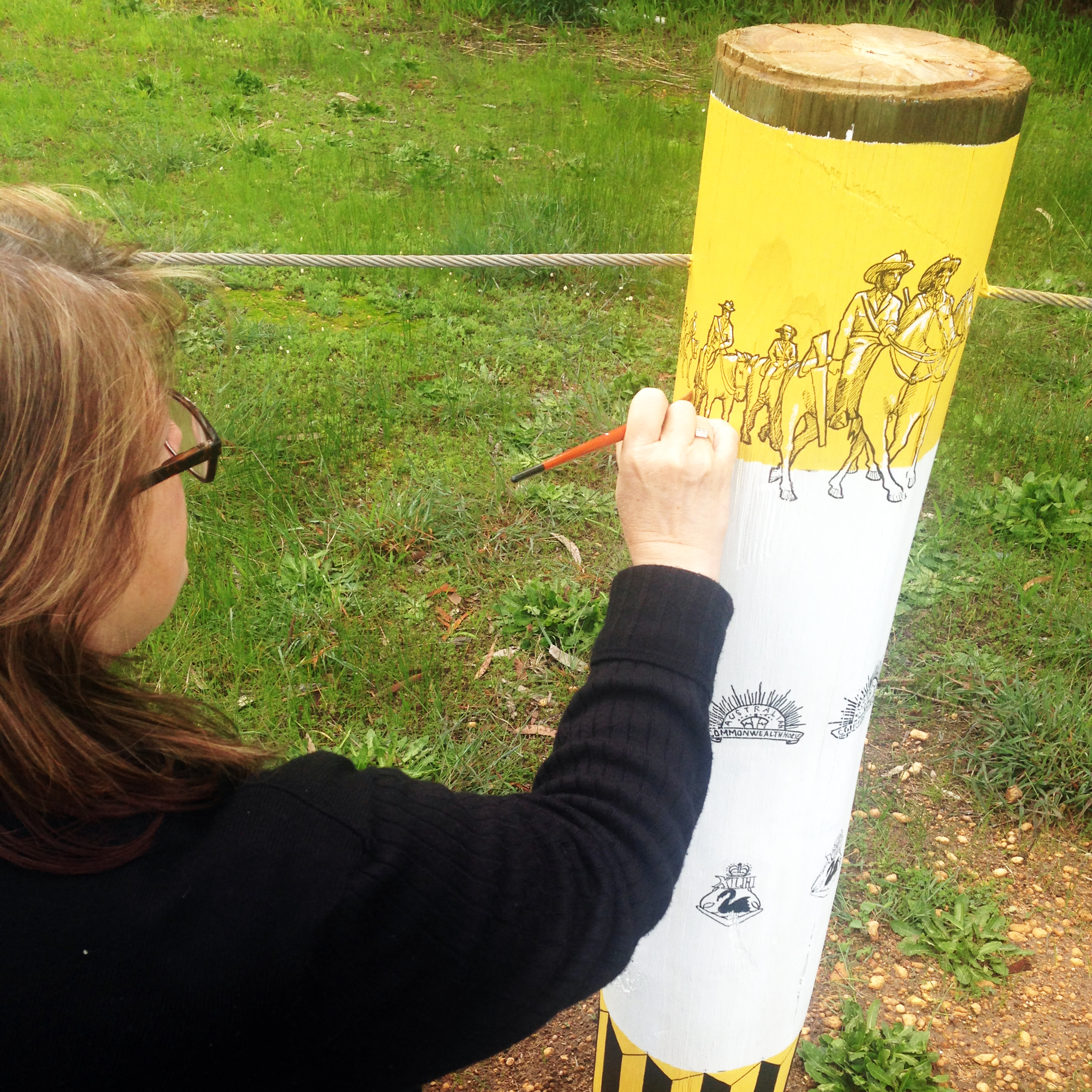 Horses Hitched in Chidlow