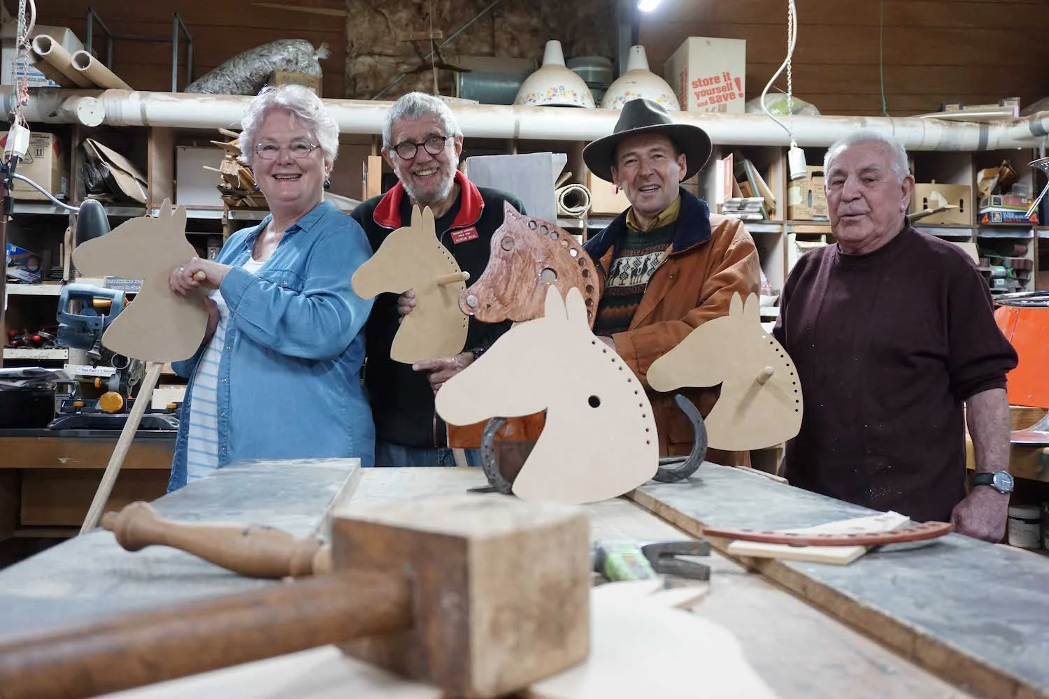 no “reining in” the enthusiasm of Mundaring Men’s Shed