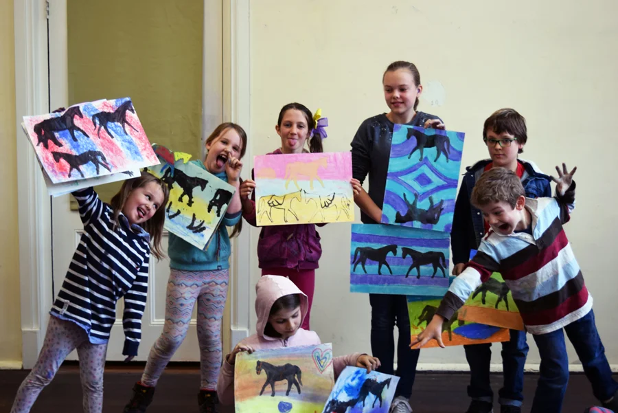 MJAC Drop in Ink and Conte Creation with Liz Green Mackinlay