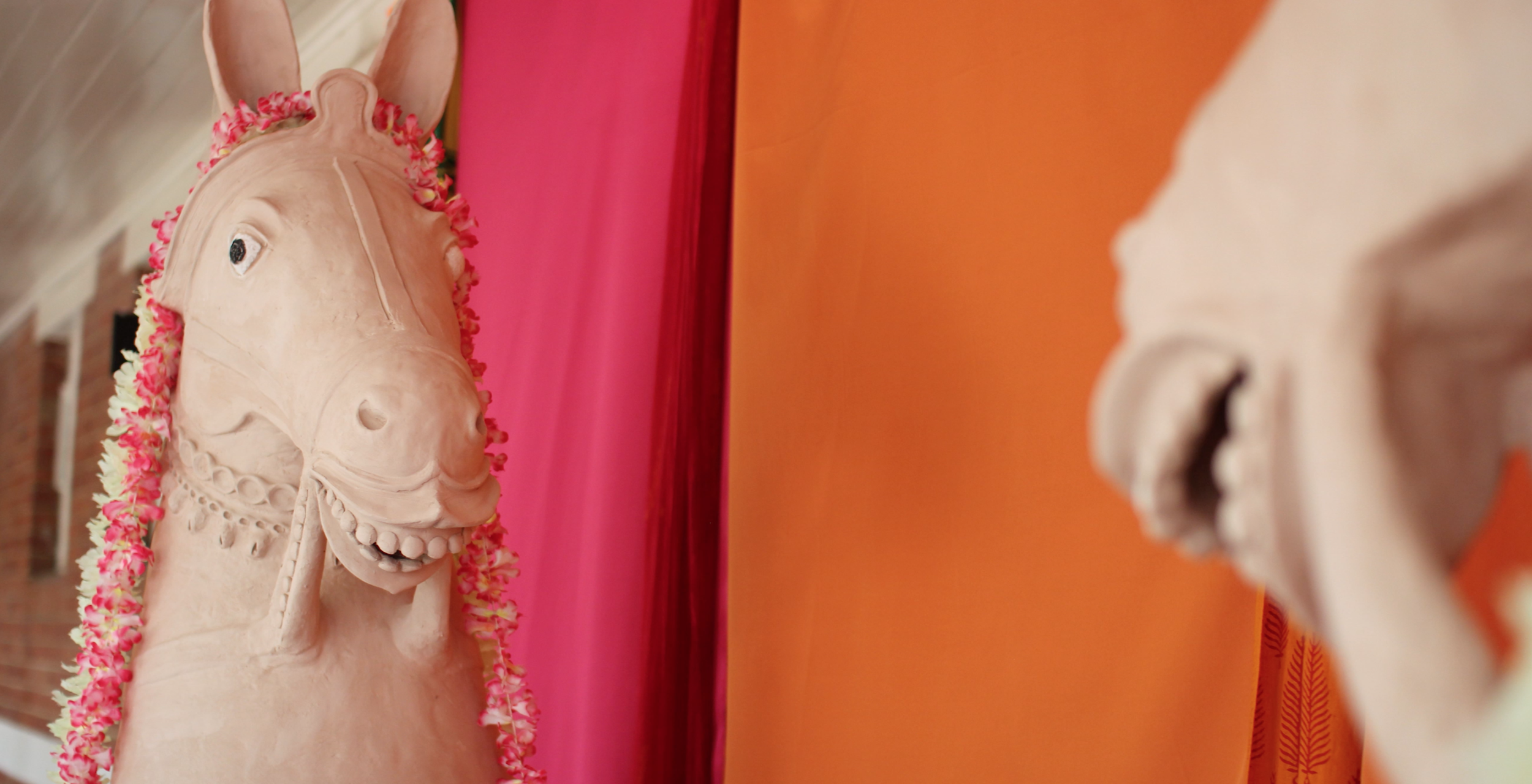 The Making - Terracotta Horse Totems by Kasirajan Subbaiah