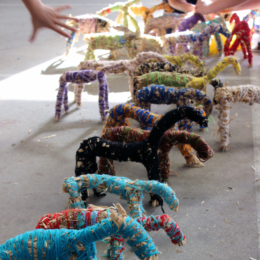 Image: Gidgegannup Primary School Hay Horses