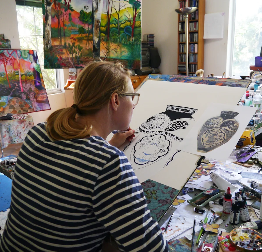 Artist Demonstration with Yvonne Zago