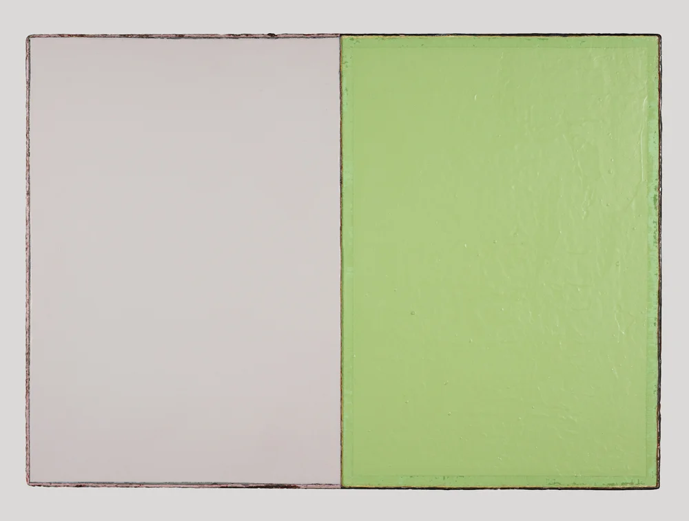  22. André Lipscombe, 'Infield', 2016, acrylic paint on plywood, 60 x 84 x 3 cm, $4,320 