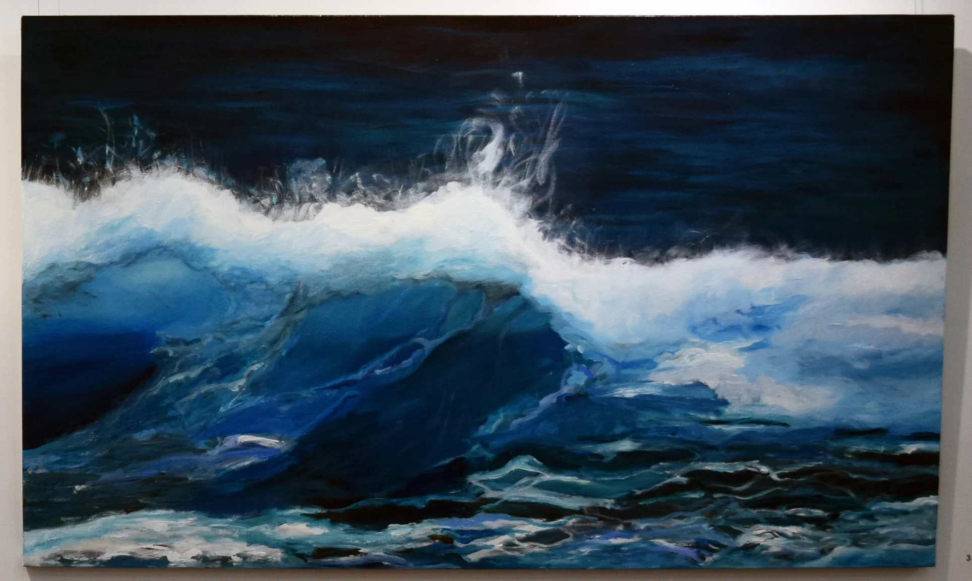 3. Jenny McGrath, Storm in My Heart, 2018, acrylic on canvas, 90 x 150 cm, $1,480