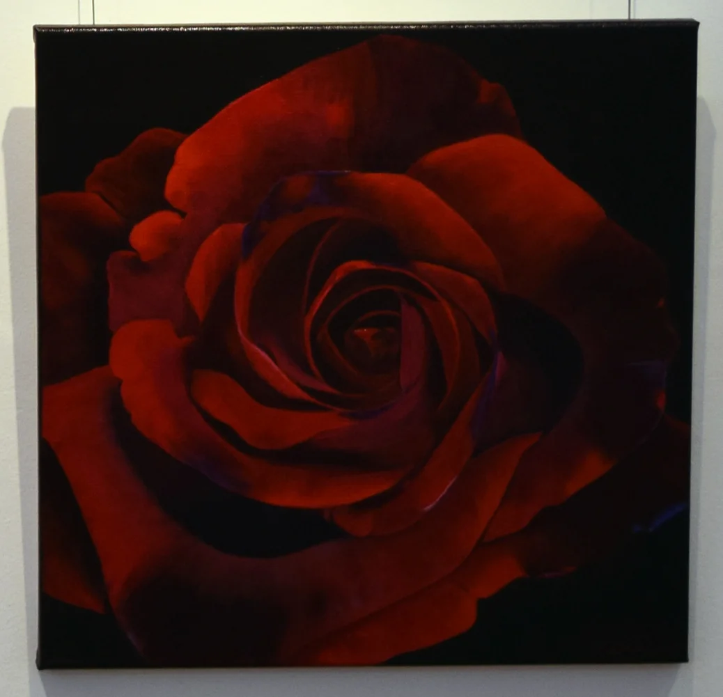 10. Pat Hillard, Obsession, 2018, acrylic on canvas, 46 x 46 cm, $480