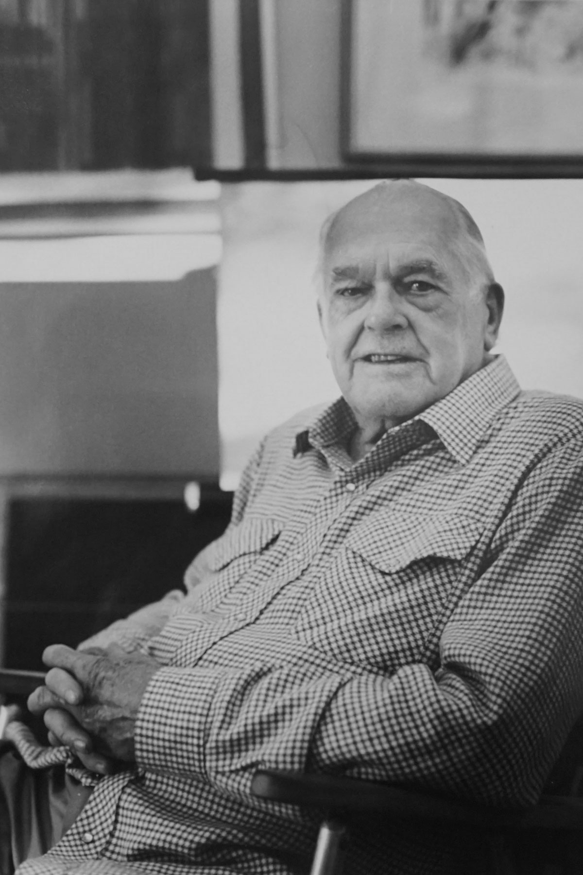  14. Richard Woldendorp, 'Hal Missingham, Darlington WA', BW159, taken and printed in c.1980, Vintage Print 