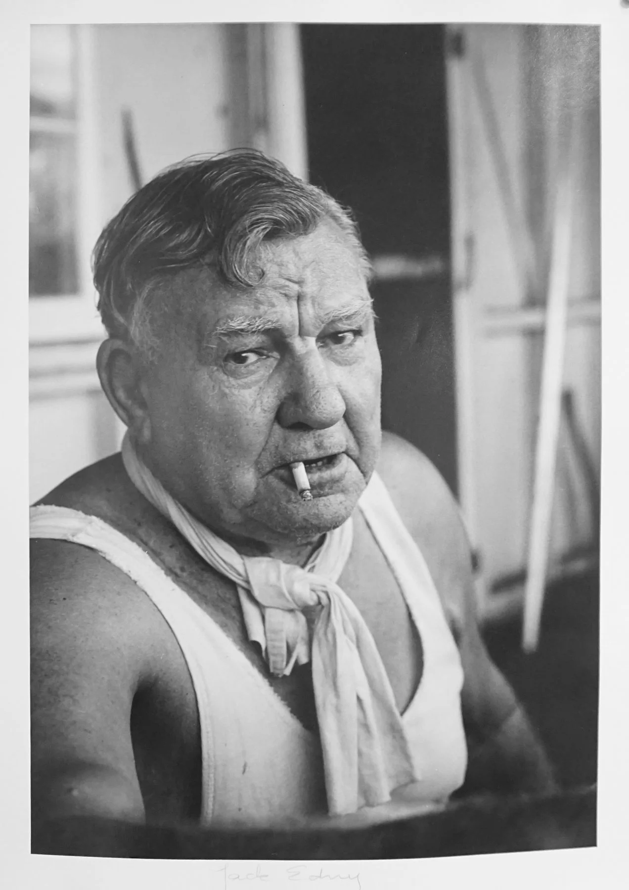  69. Richard Woldendorp, 'Jack Edny, Wittenoom WA', BW118, taken and printed in c.1970, Vintage Print  