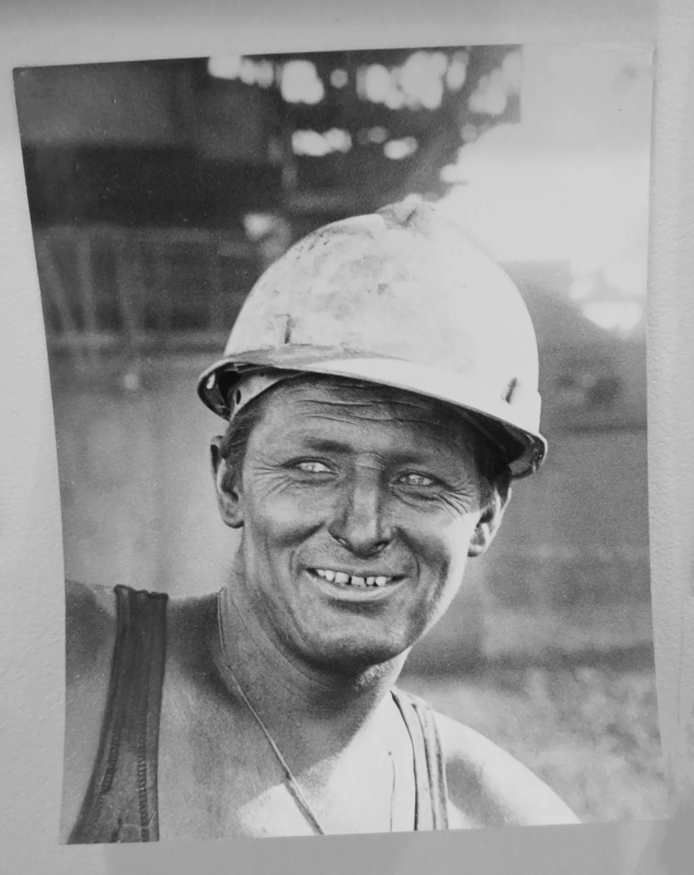  90. Richard Woldendorp, 'Iron Ore Worker, Mt Goldsworthy WA', BW300, taken and printed in 1968, Vintage Print  