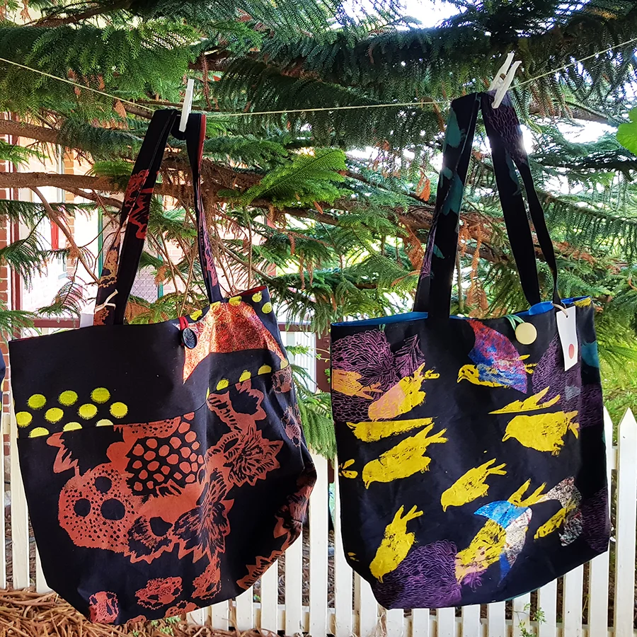 Screen Printed Totes from Scratch with Angela Ferolla
