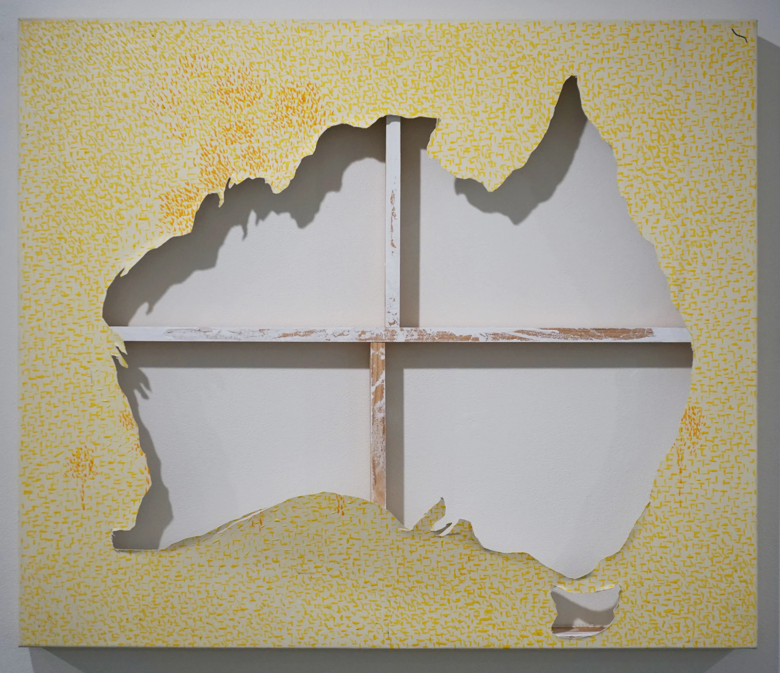  30. Dragica Milunovic,  Southern OSS , Oil on canvas, wooden frame, acrylic paint $1,800 