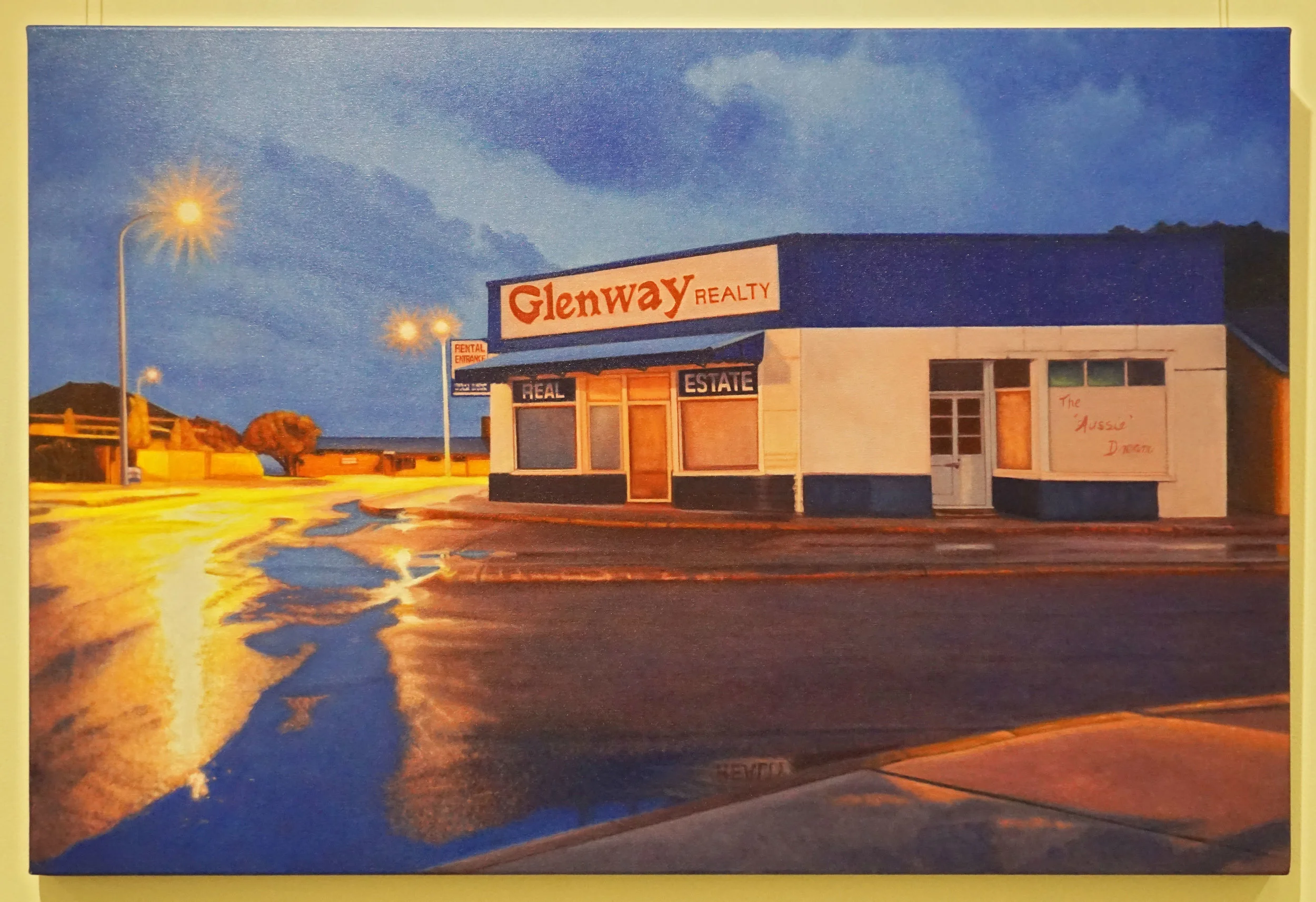  40. Ann Hart, Glenway Realty - recycled, Oil on canvas $3,300 