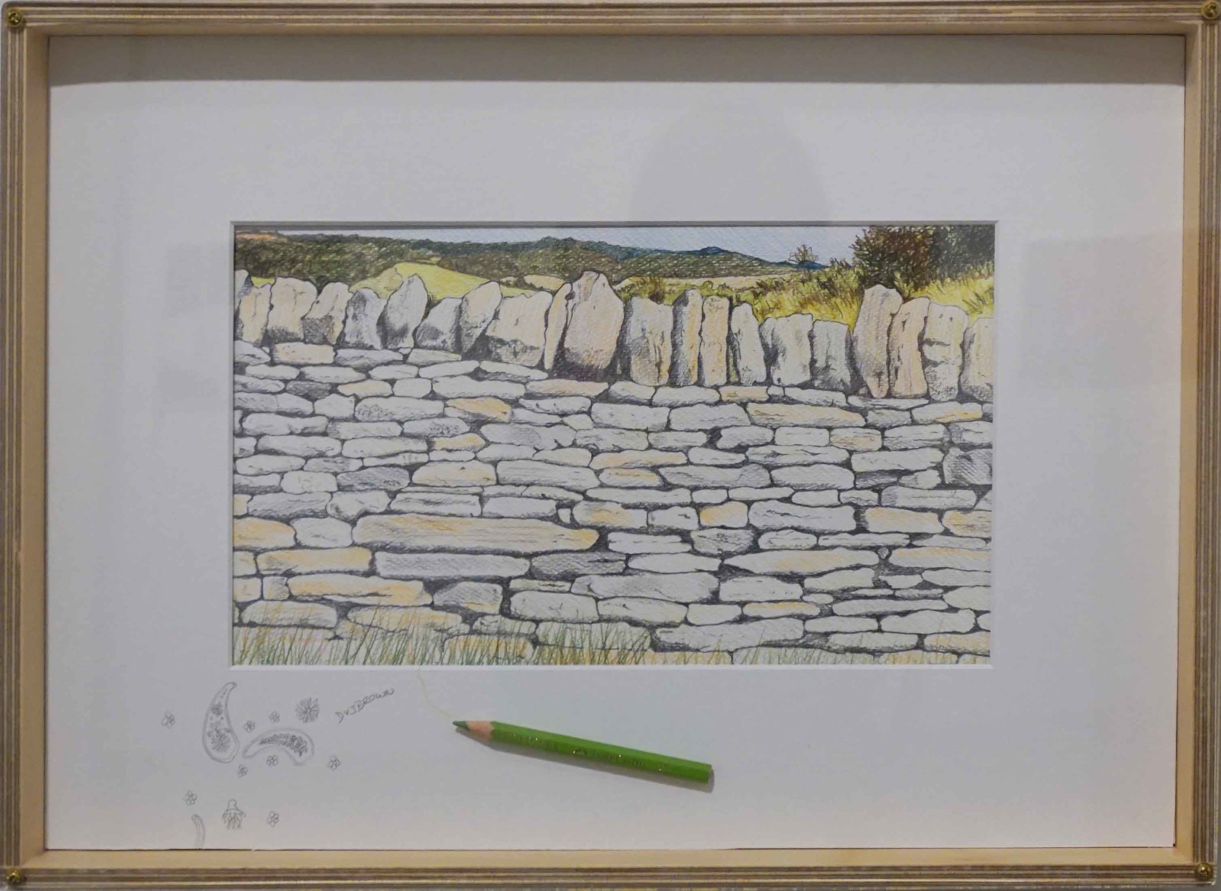  49. Denise Brown,  Escape,  2019, pencil, graphite on paper, 44 x 32 cm $535 