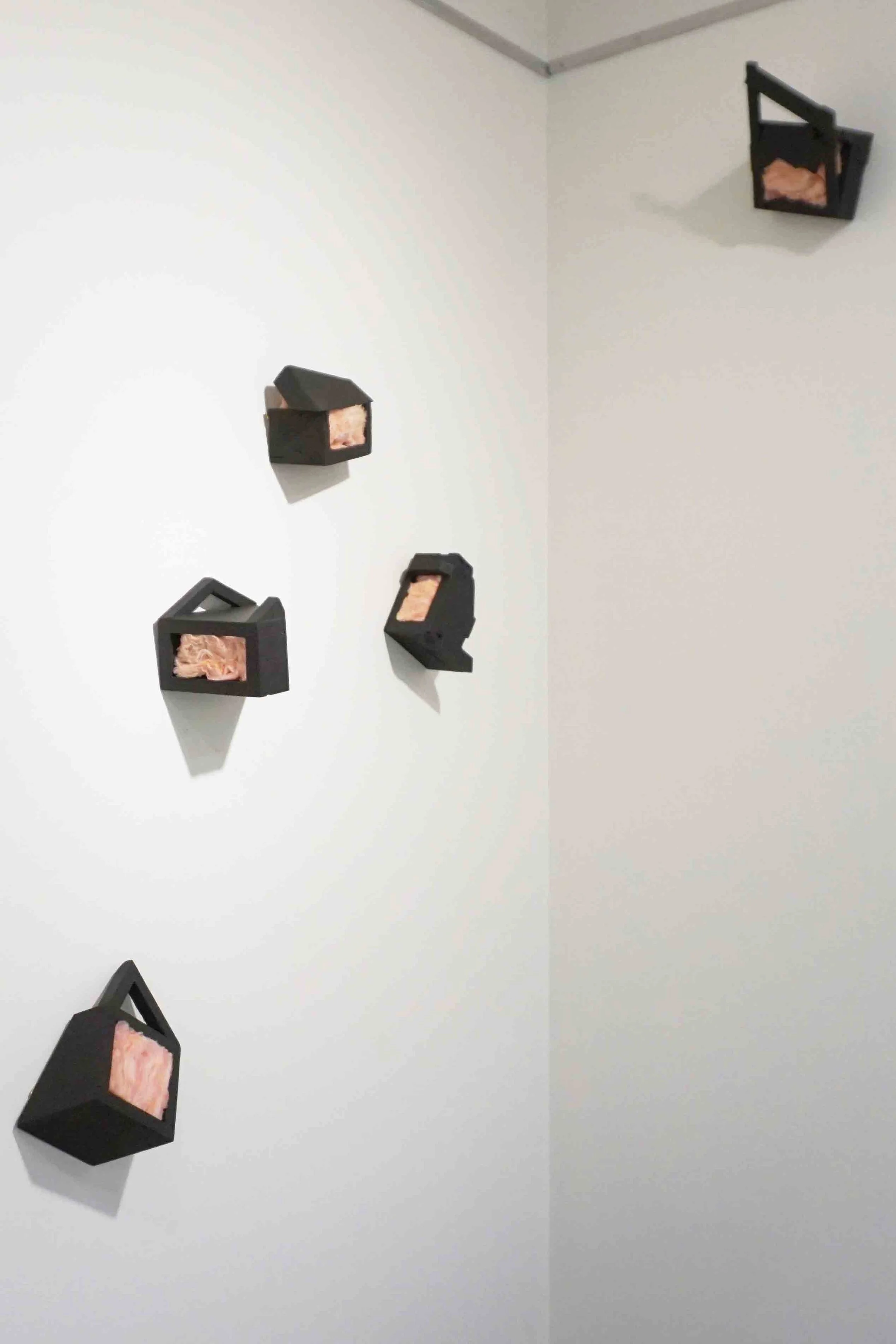  22-26. Beverley Iles,  Incorrectly anchored shear reinforcement 1-5 , 2019, mixed media, dimensions variable $150 each 