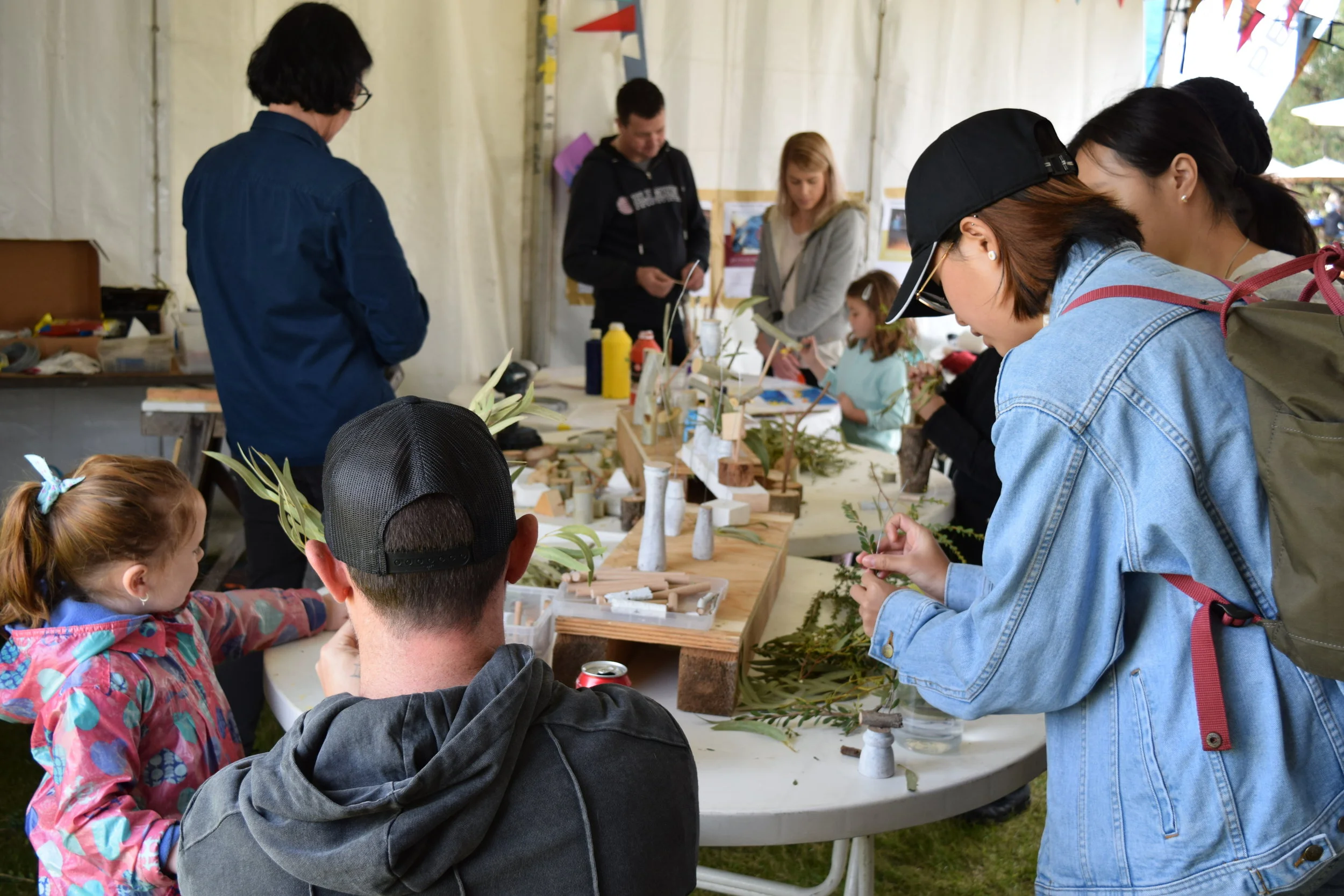 Creating with Nature at the Avon Descent Festival 