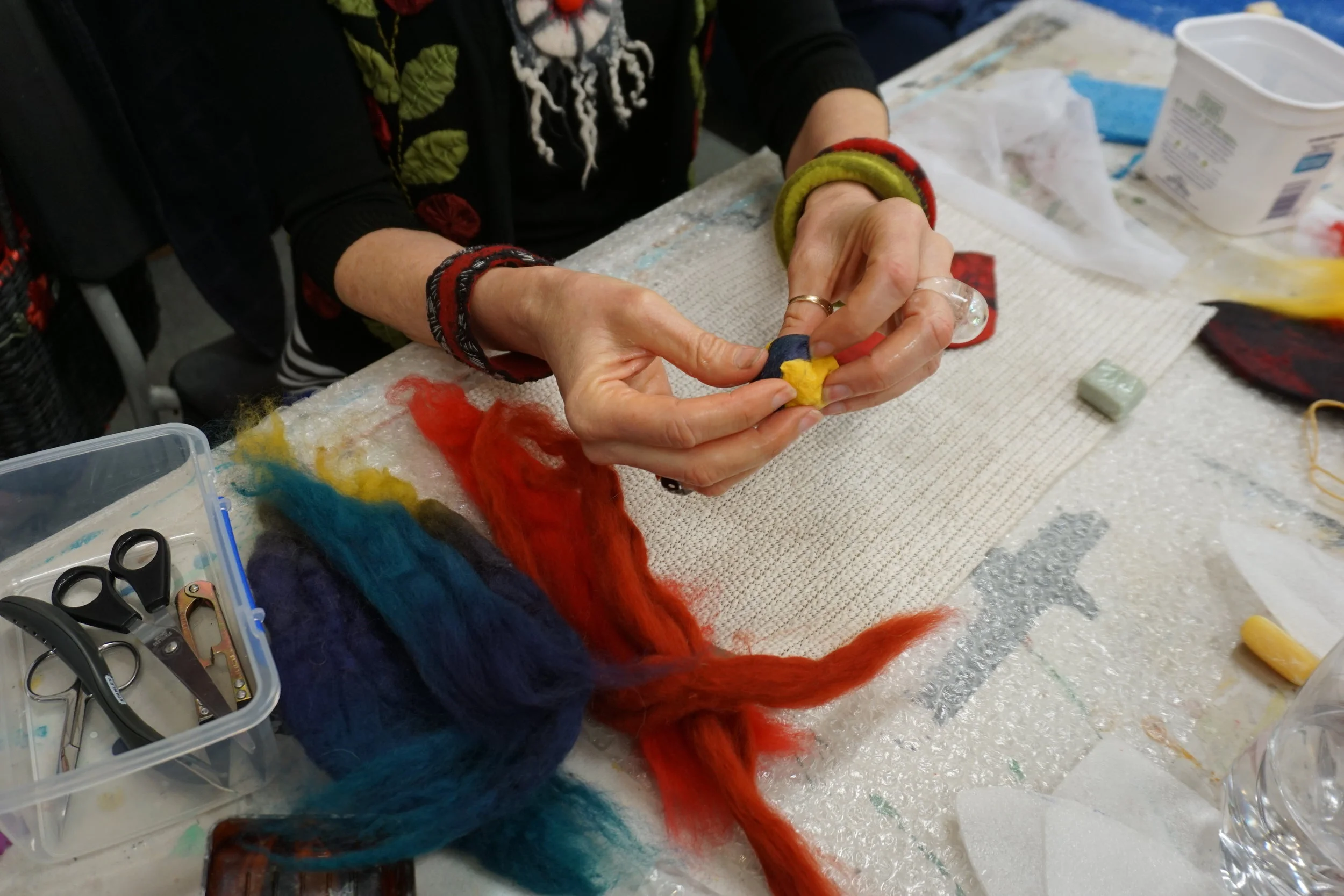 Felted Pods with Katrina Virgona