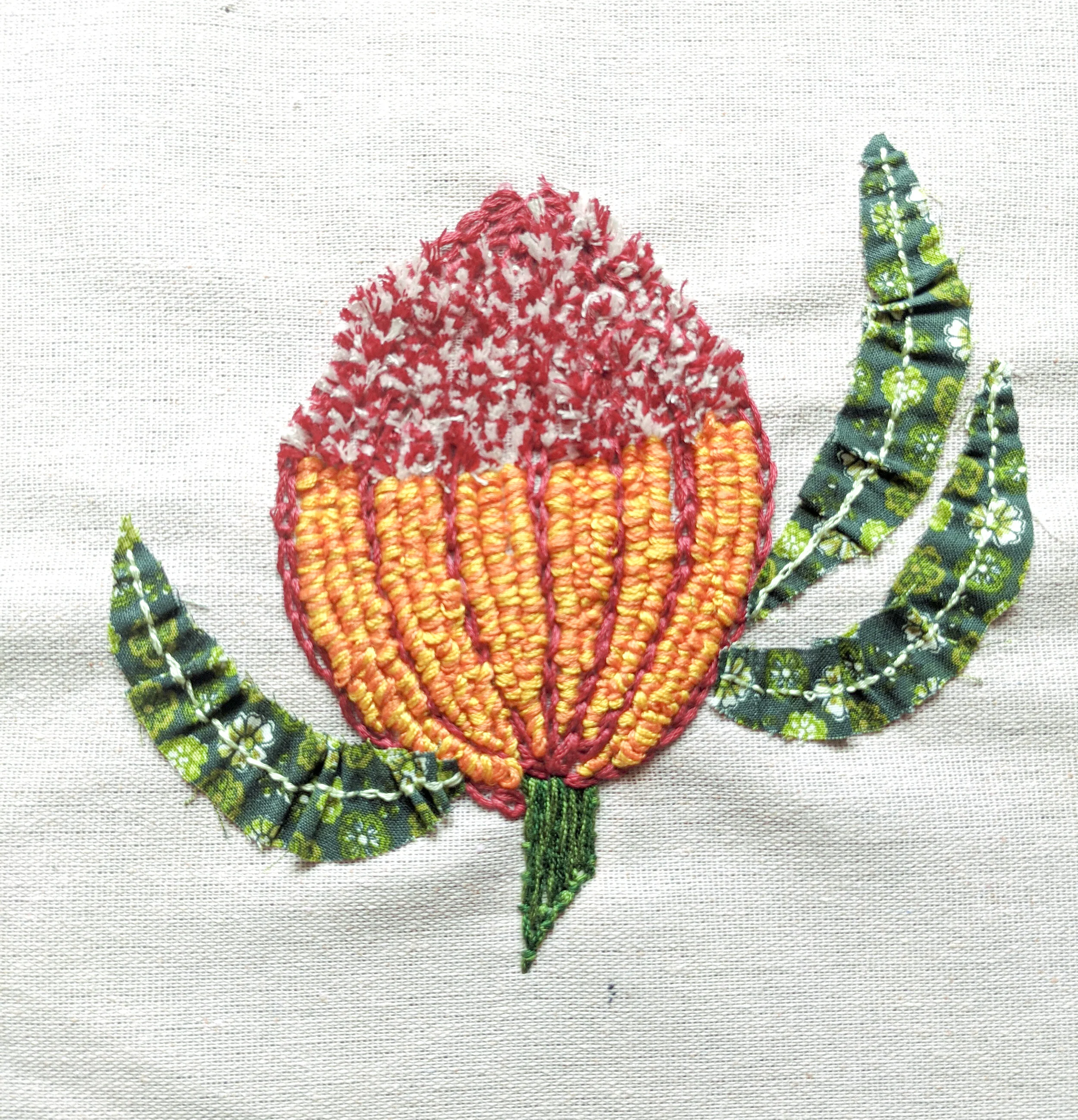 Wildflower Stitch Series: Banksia Brooches with Sultana Shamshi