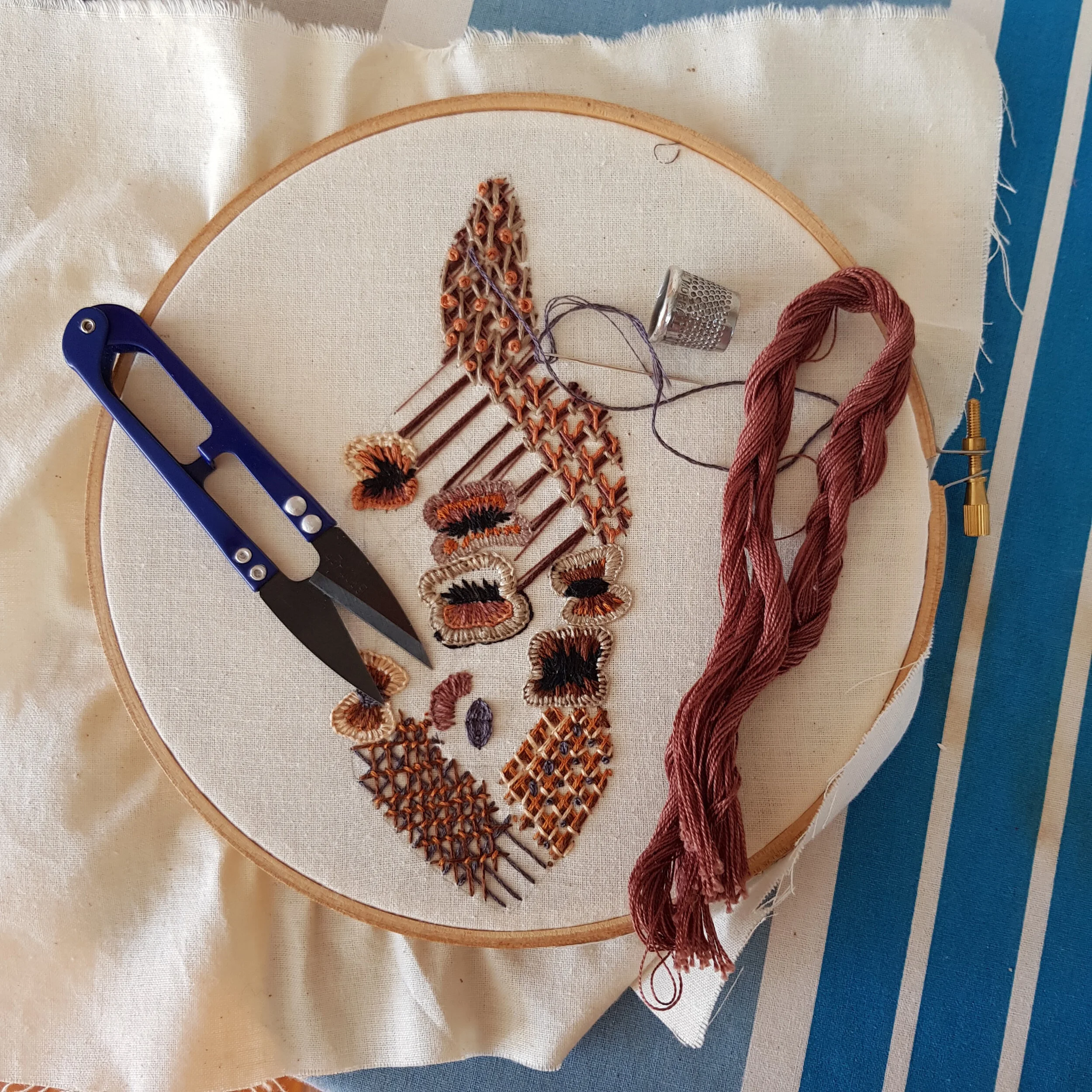 Wildflower Stitch Series: Banksia Cones with Susie Vickery