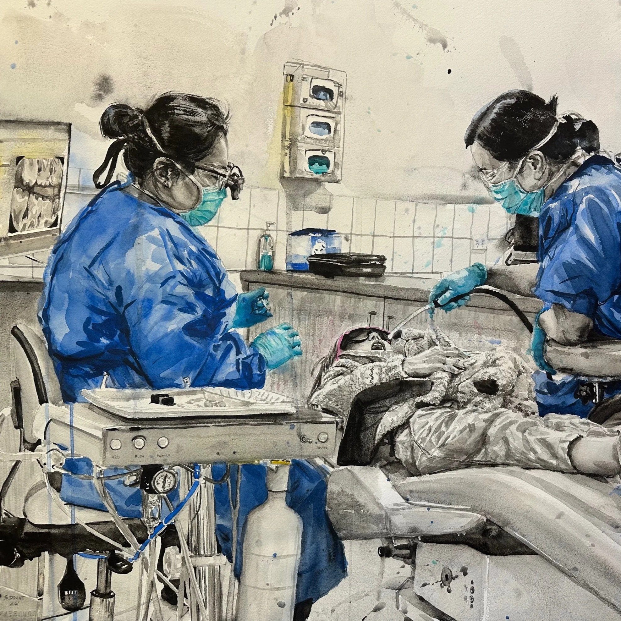 Introduction to Painting Interior Scenes with Ink | Sheree Dohnt