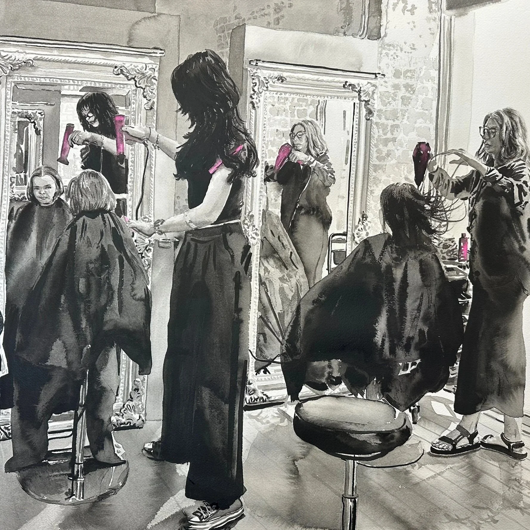 Intro to Painting Interior Scenes with Ink | Sheree Dohnt