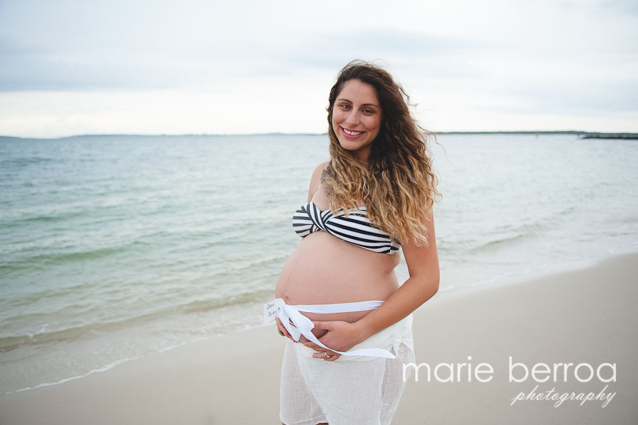 Beautiful...nice baby bump!