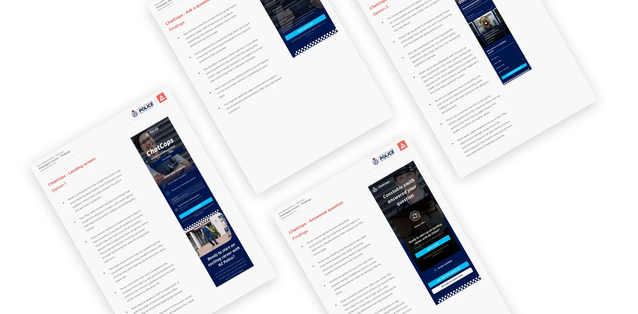User testing summary document from round 2 of testing.