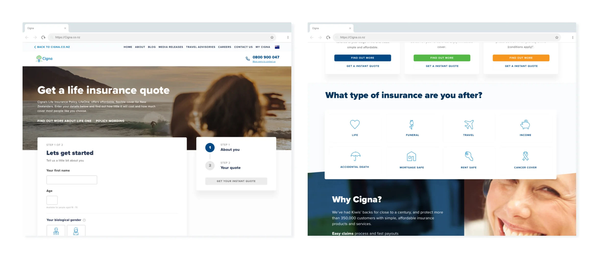 Cigna Redesign - 2018