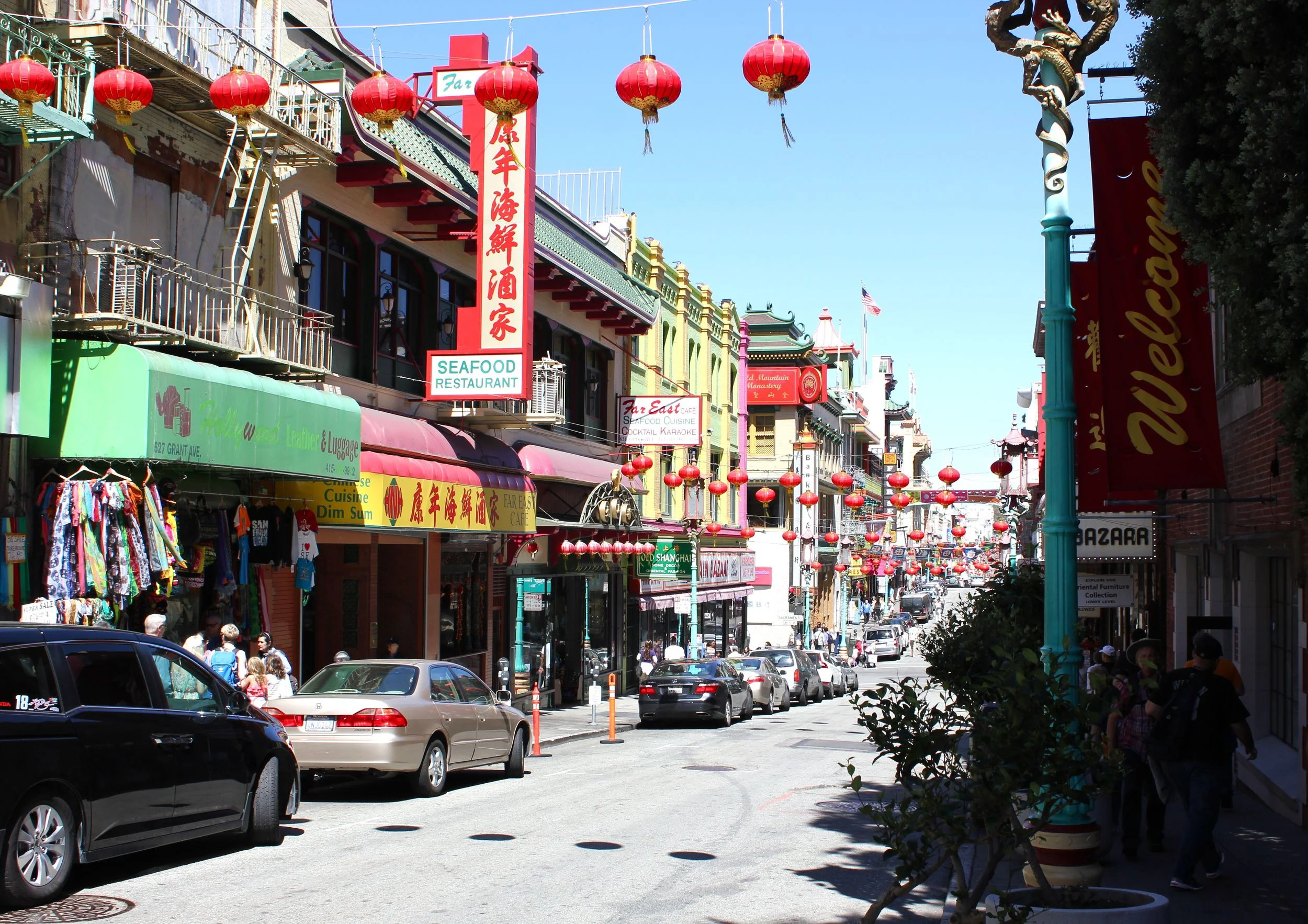  the first night we stayed at a Hotel Triton that was in Union Square, and walked right in to chinatown after a morning café