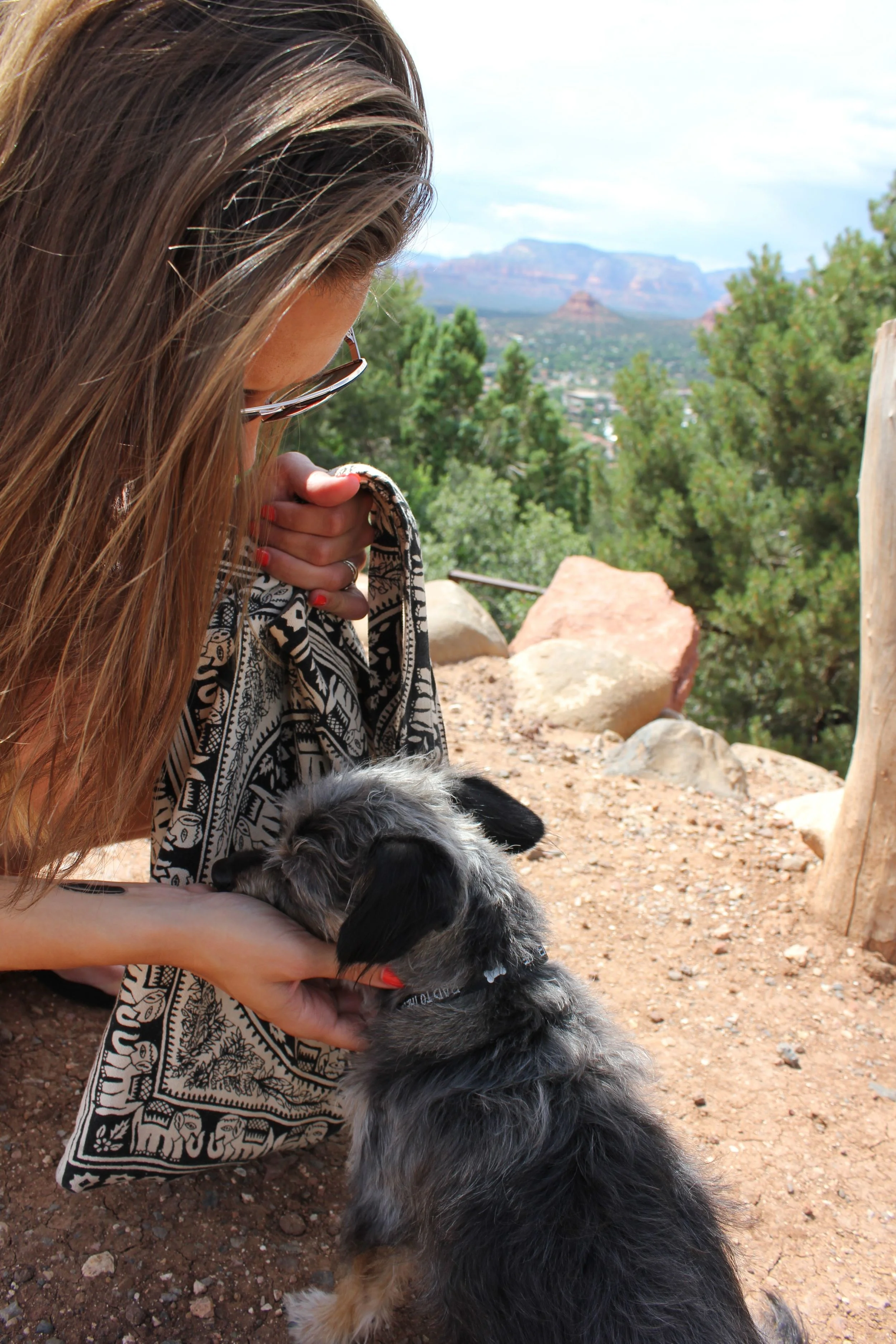 Oh yes and we had this little man along for the adventure! He was such a trooper. #romanthepup