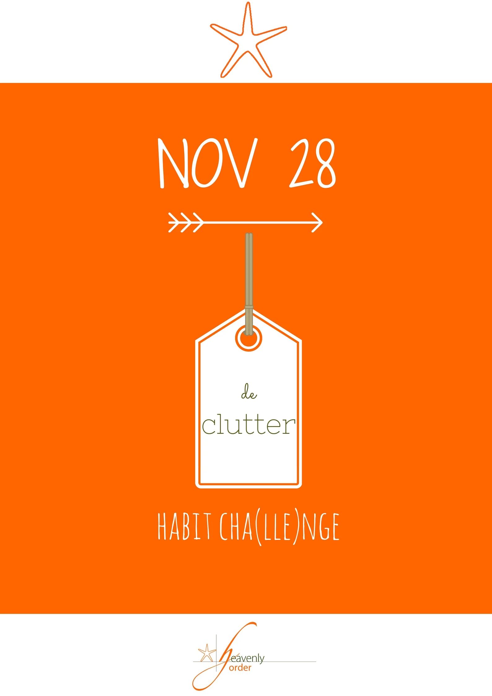 NOV28 Declutter Habit Cha(lle)nge