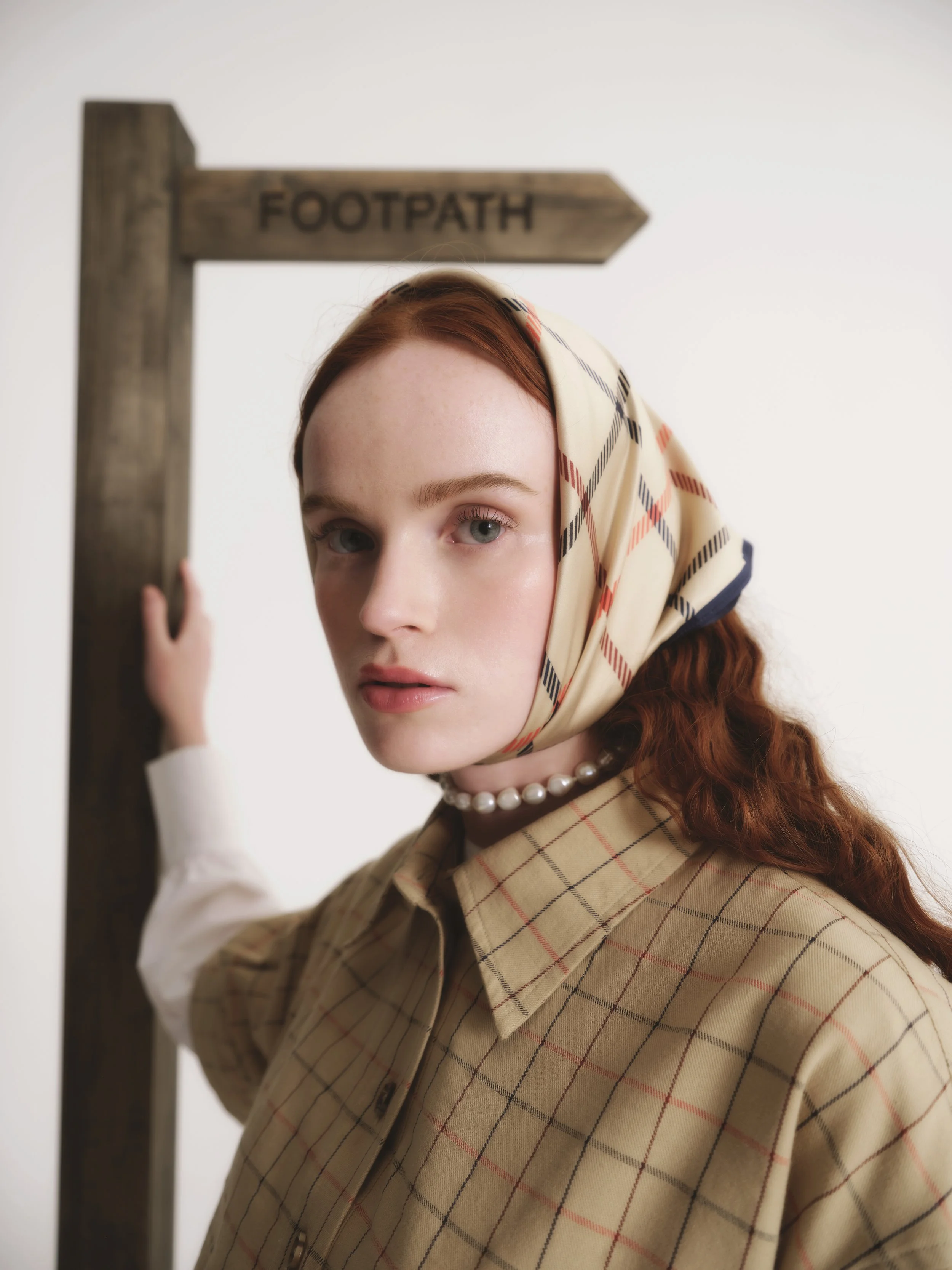 SS26 Womens The Edit - Barbour Hollington Shirt LSH1728MI11, Barbour Dalbury Shirt LSH1727WH11, Barbour Mackworth Head Scarf LSC0489BE52.JPG