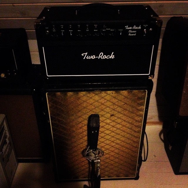 Two rock amp , used for most of the album